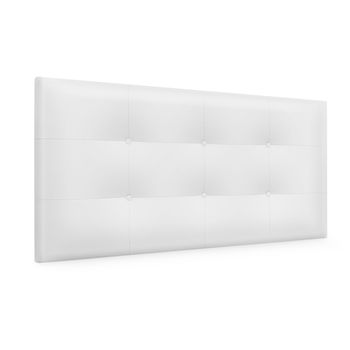 Cabecero De Polipiel Capitoné 105x60cm Camas 105 - Blanco