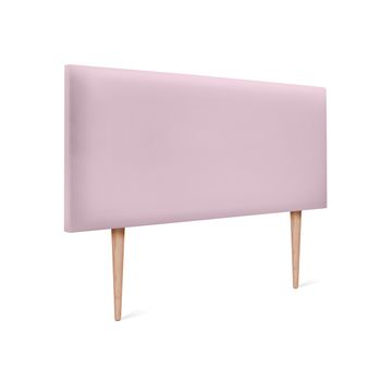 Cabecero De Polipiel Liso 90x105cm Con Patas Camas 80/90 - Rosa