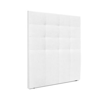 Cabecero De Tela Aqualine Capitoné Hasta El Suelo 95x120cm Camas 90 - Blanco