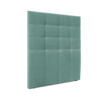 Cabecero De Tela Aqualine Capitoné Hasta El Suelo 105x120cm Camas 105 - Verde Agua