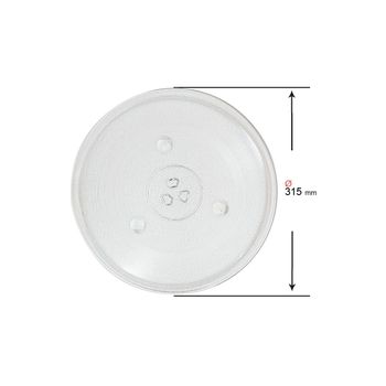 Plato Microondas Ø 284mm Universal con Ofertas en Carrefour