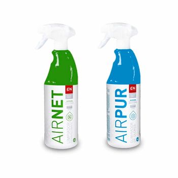 Kit Airnet + Airpur Limpiador Y Elimina Olores Aire Acondicionado