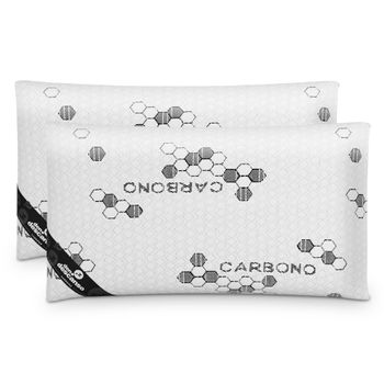 Pack 2 Almohadas 70x38cm. Carbono Activo Don Descanso Blanco   Almohadas 70x38cm