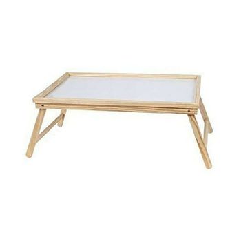 Bandeja Para Cama Plegable Mesita Para Desayunos Con Patas Plegables Madera 50x31x21cm