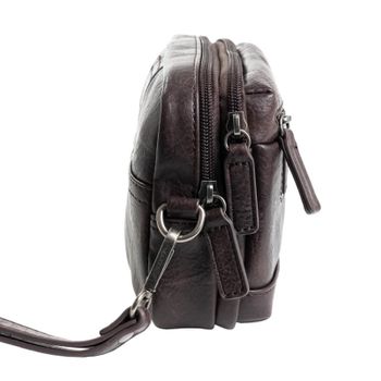 Necessaire De Homem Matties Nappa Castanho Café