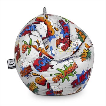 Puff Pelota Estampado Comic Happers