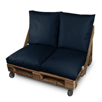 Cojín Multiusos Suelo O Respaldo O Asiento Para Palets Exterior Azul Oscuro Happers 60x60 (1 Unidad)