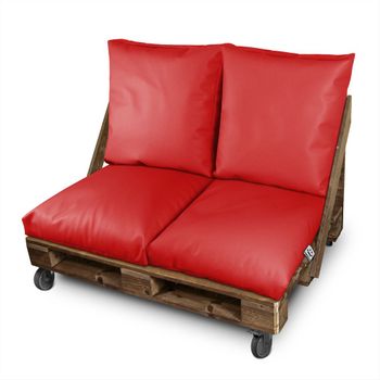 Cojín Multiusos Suelo O Respaldo O Asiento Para Palets Exterior Rojo Happers 60x80 (1 Unidad)