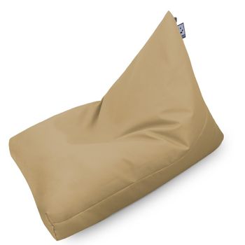 Puff Pirámide Polipiel Indoor Beige Happers Xl