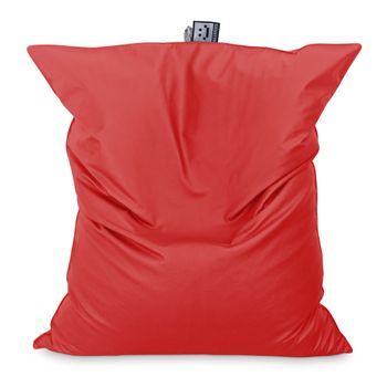 Puff Redondo Polipiel Outdoor Rojo Happers | Happers.es