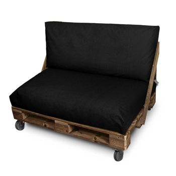 Cojín Para Palets Asiento Y/o Respaldo 120x60x20 negro Naylim Mate Happers