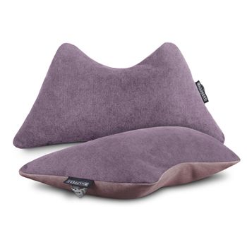 Cojín Multiusos Morado Lumbar, Cervical, Para Las Piernas Y Para Lectura. Pack De 2 Unidades