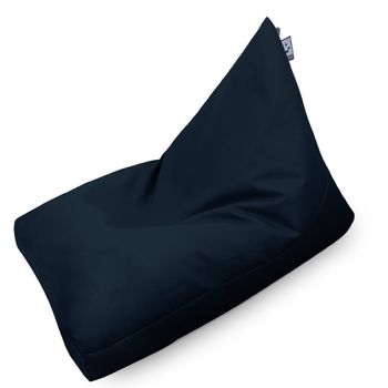 Puff Pirámide Polipiel Outdoor Azul Oscuro Happers Xl