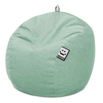 Puff Pera Relax Terciopelo Vintage Menta Xl con Ofertas en