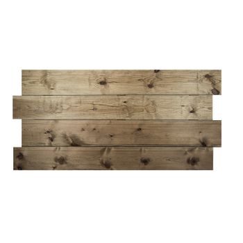 Cabecero Horizontal Asimétrico Madera Envejecido Flandes 160x80cm