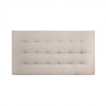 Cabecero Polipiel Pliegues Marrón 90x80cm - Cama 80/90