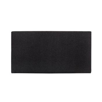 Cabecero Poliéster Liso Negro 90x80cm - Cama 80/90