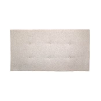 Cabecero Poliéster Botones Beige 90x80cm - Cama 80/90