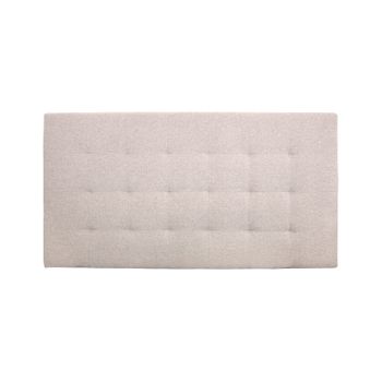 Cabecero Poliéster Pliegues Beige 90x80cm - Cama 80/90