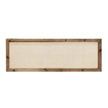 Cabecero Ellen Cannage Madera Envejecido 100x60cm - Cama 80/90