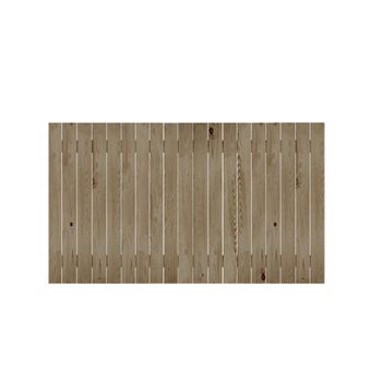 Cabecero Cairo Vertical Madera Envejecido 100x60cm - Cama 80/90