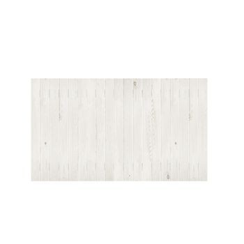 Cabecero Cairo Vertical Blanco 100x60cm - Cama 80/90 - Madera Natural