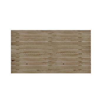 Cabecero Cairo Horizontal Madera Envejecido 100x60cm - Cama 80/90