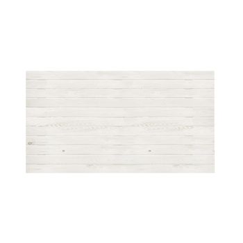 Cabecero Cairo Horizontal Blanco 100x60cm - Cama 80/90 -madera Natural