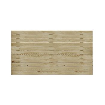 Cabecero Cairo Horizontal Madera Olivo 100x60cm - Cama 80/90