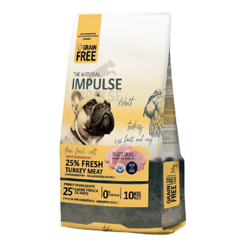Pienso Para Perro The Natural Impulse Dog Adult Pavo Grain Free 2,5kg.