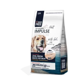 Pienso Para Perro The Natural Impulse Dog Adult Pescado Blanco Grain Free 2,5 Kg.