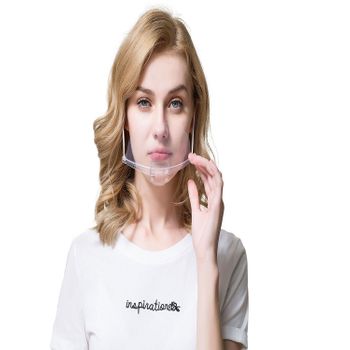 10 Pantallas Protectoras  Buco-nasal Transparente Pack | Mascarilla Transparente