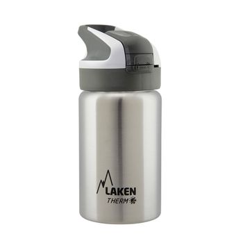 Laken Summit - Botella Térmica Con Boquilla 0.35l En Acero Inoxidable. Plata