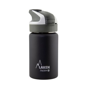 Laken Summit - Botella Térmica Con Boquilla 0.35l En Acero Inoxidable. Negro