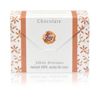 Jabón Natural Y Ecológico De Aceite De Coco Con Chocolate