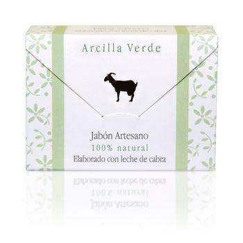 Jabón Natural Y Ecológico De Leche De Cabra Con Arcilla Verde