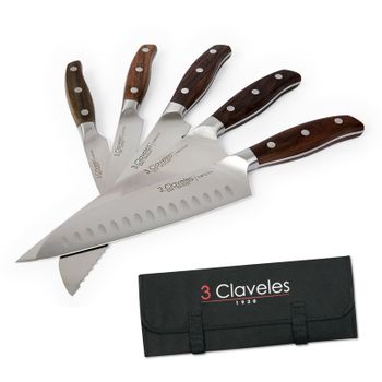 Cuchillo 3 Claveles Sakura Santoku 01018