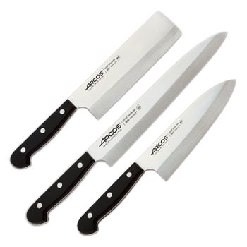 Juego 6 Cuchillos Cocina Profesional, Hoja Acero Inoxidable, Cocinero,  Cebollero, Pan, Santoku Rojo Berlinger Haus Burgundy con Ofertas en  Carrefour