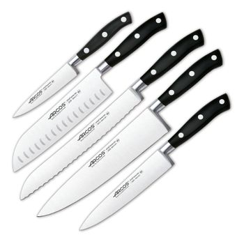 Arcos Juego De Cuchillos Cocina, Serie Niza (polipropileno), 6 Pzs, cuchillos Verduras 110 Mm, Cuchillos Mesa, Envase 100% Ecologico, Acero  Inoxidable Nitrum con Ofertas en Carrefour