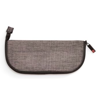 Iris - Funda Para Cubiertos Universal Con Cierre De Cremallera, Gris