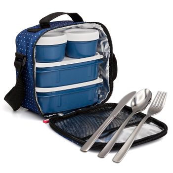 Tatay Urban Food Casual - Set De 2 Bolsas Térmicas Porta Alimentos Con  Recipientes. Negro con Ofertas en Carrefour