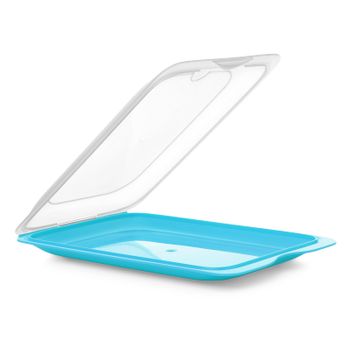 TATAY 1165109 - Recipiente Redondo de 26 cm Porta Tartas y Porta Tortillas  Azul