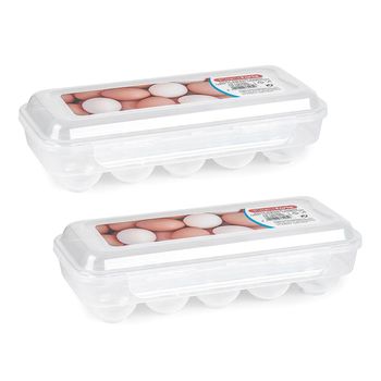 Plastic Forte - Organizador de Nevera Rectangular Belay Frigo Transparente