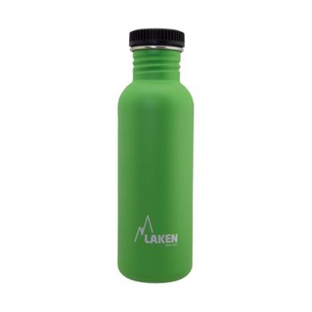 Laken Basic Steel - Botella De Agua 0.75l En Acero Inoxidable. Verde