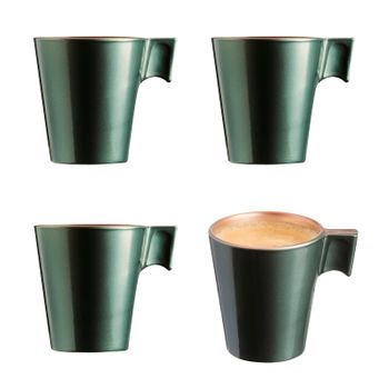 Luminarc Flashy - Juego De 4 Tazas De Desayuno De 25 Cl En Vidrio Templado.  Neo Gold con Ofertas en Carrefour