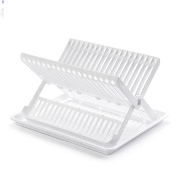 Plastic Forte - Escurreplatos de plástico rectangular con bandeja