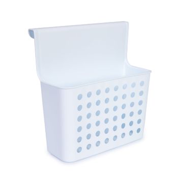 Plastic Forte - Cesta Colgante Balance Para Puertas De Armarios. Ideal Cocina. Blanco