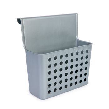 Plastic Forte - Cesta Colgante Balance Para Puertas De Armarios. Ideal Cocina. Plata