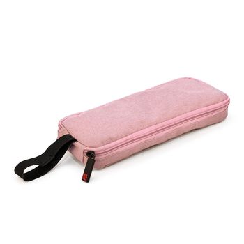 Iris Zipper Roll - Porta Bocadillos Plegable Y Flexible Con Cierre De Cremallera. Rosa