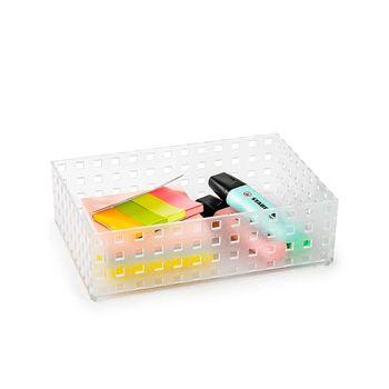 Pack de Cajas de Ordenación PLASTIC FORTE (34.5 x 26 x 6.5 cm - Plástico -  Multicolor)